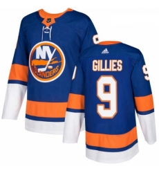 Men Adidas New York Islanders 9 Clark Gillies Premier Royal Blue Home NHL Jersey