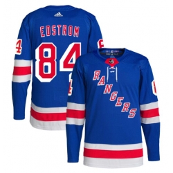 Men New York Rangers 84 Adam Edstrom Royal Stitched Jersey