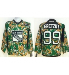 Kids New York Rangers 99 Wayne Gretzky Camo NHL Jerseys