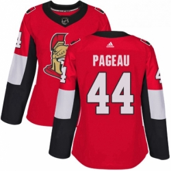 Womens Adidas Ottawa Senators 44 Jean Gabriel Pageau Authentic Red Home NHL Jersey 