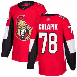 Youth Adidas Ottawa Senators 78 Filip Chlapik Premier Red Home NHL Jersey 