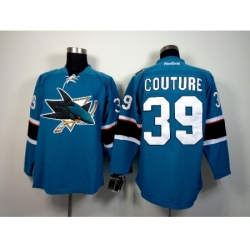 NHL San Jose Sharks #39 Couture 2015 Winter Classic Blue Jerseys