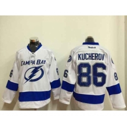 nhl jerseys tampa bay lightning #86 kucherov white