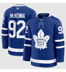 Men Toronto Maple Leafs 92 Gavin McKenna Fanatics Blue Home Premium Jerseys Men Toronto Maple Leafs 92 Gavin McKenna Fanatics Blue Home Premium Jerseys