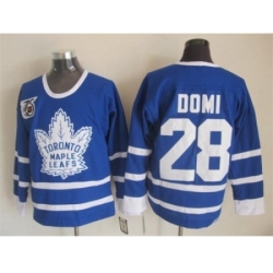 NHL Toronto Maple Leafs #28 domi blue Jerseys[m&n 75th]