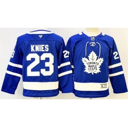 Youth Toronto Maple Leafs  Matthew Knies Fanatics Home Blue Premium Player Jersey