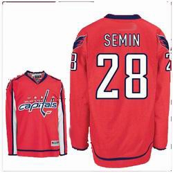 RBK hockey jerseys Washington Capitals 28 semin red