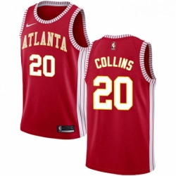 Youth Nike Atlanta Hawks 20 John Collins Swingman Red NBA Jersey Statement Edition 