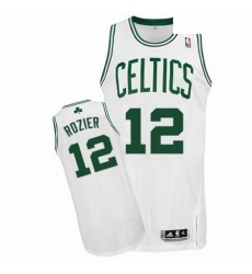 Mens Adidas Boston Celtics 12 Terry Rozier Authentic White Home NBA Jersey 