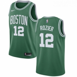 Womens Nike Boston Celtics 12 Terry Rozier Swingman GreenWhite No Road NBA Jersey Icon Edition 