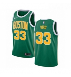 Youth Nike Boston Celtics 33 Larry Bird Green Swingman Jersey Earned Edition