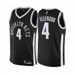 Womens Brooklyn Nets 4 Henry Ellenson Swingman Black Basketball Jersey City Edition 