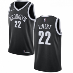 Womens Nike Brooklyn Nets 22 Caris LeVert Swingman Black Road NBA Jersey Icon Edition