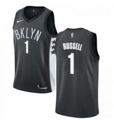 Youth Nike Brooklyn Nets 1 DAngelo Russell Swingman Gray NBA Jersey Statement Edition