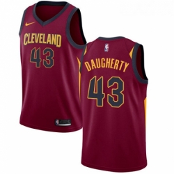 Womens Nike Cleveland Cavaliers 43 Brad Daugherty Swingman Maroon Road NBA Jersey Icon Edition