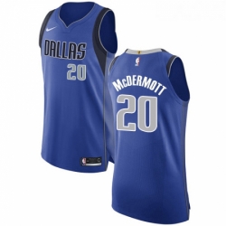 Womens Nike Dallas Mavericks 20 Doug McDermott Authentic Royal Blue Road NBA Jersey Icon Edition 