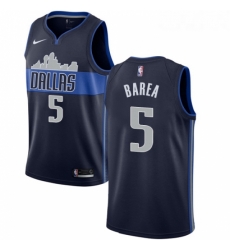 Womens Nike Dallas Mavericks 5 Jose Juan Barea Authentic Navy Blue NBA Jersey Statement Edition