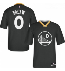 Womens Adidas Golden State Warriors 0 Patrick McCaw Authentic Black Alternate NBA Jersey 