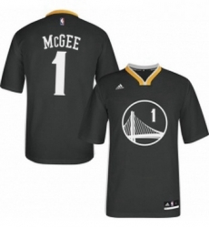 Womens Adidas Golden State Warriors 1 JaVale McGee Authentic Black Alternate NBA Jersey