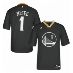Womens Adidas Golden State Warriors 1 JaVale McGee Authentic Black Alternate NBA Jersey