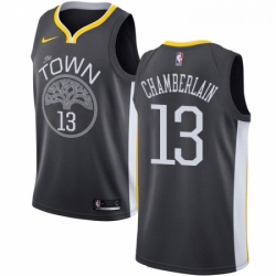 Womens Nike Golden State Warriors 13 Wilt Chamberlain Swingman Black Alternate NBA Jersey Statement Edition