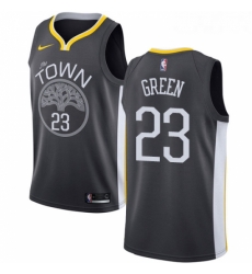 Youth Nike Golden State Warriors 23 Draymond Green Swingman Black Alternate NBA Jersey Statement Edition