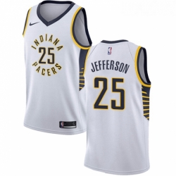 Womens Nike Indiana Pacers 25 Al Jefferson Swingman White NBA Jersey Association Edition