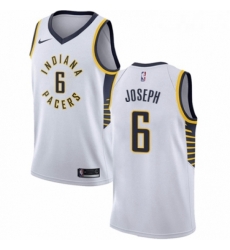 Womens Nike Indiana Pacers 6 Cory Joseph Authentic White NBA Jersey Association Edition 