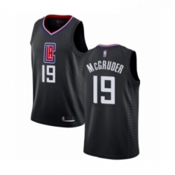 Youth Los Angeles Clippers 19 Rodney McGruder Swingman Black Basketball Jersey Statement Edition 