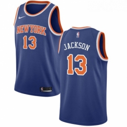 Youth Nike New York Knicks 13 Mark Jackson Swingman Royal Blue NBA Jersey Icon Edition