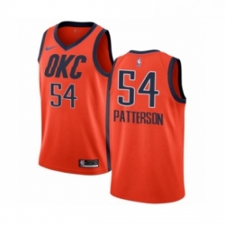 Womens Nike Oklahoma City Thunder 54 Patrick Patterson Orange Swingman Jersey Earned Edition 