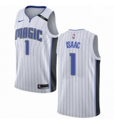 Mens Nike Orlando Magic 1 Jonathan Isaac Authentic NBA Jersey Association Edition