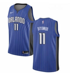 Womens Nike Orlando Magic 11 Bismack Biyombo Swingman Royal Blue Road NBA Jersey Icon Edition