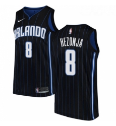 Youth Nike Orlando Magic 8 Mario Hezonja Authentic Black Alternate NBA Jersey Statement Edition