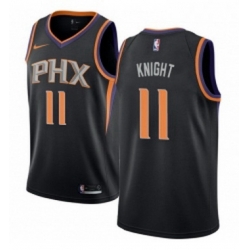 Womens Nike Phoenix Suns 11 Brandon Knight Authentic Black Alternate NBA Jersey Statement Edition