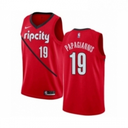 Youth Nike Portland Trail Blazers 19 Georgios Papagiannis Red Swingman Jersey Earned Edition 