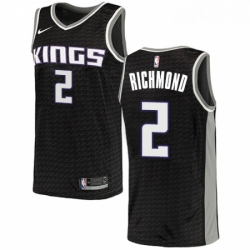 Womens Nike Sacramento Kings 2 Mitch Richmond Swingman Black NBA Jersey Statement Edition