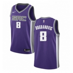 Youth Nike Sacramento Kings 8 Bogdan Bogdanovic Swingman Purple NBA Jersey Icon Edition 