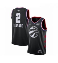 Womens Jordan Toronto Raptors 2 Kawhi Leonard Swingman Black 2019 All Star Game Basketball Jersey 