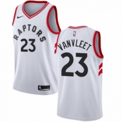 Womens Nike Toronto Raptors 23 Fred VanVleet Swingman White NBA Jersey Association Edition 