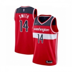 Women Washington Wizards Ish Smith Swingman Red Basketball Jersey Icon Edition