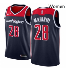 Womens Nike Washington Wizards 28 Ian Mahinmi Swingman Navy Blue NBA Jersey Statement Edition 