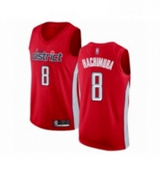 Womens Washington Wizards 8 Rui Hachimura Red Swingman Jersey Earned Edition 