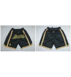 Lakers Black Just Don With Pocket Swingman Shorts