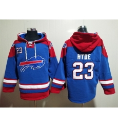 NFL Men Buffalo Bills 23 Micah Hyde Stitched Hoodie