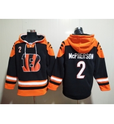 NFL Men Cincinnati Bengals 2 Evan McPherson Stitched Hoodie