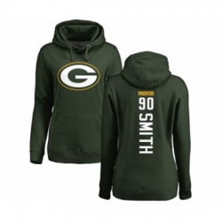 Football Womens Green Bay Packers 90 ZaDarius Smith Green Backer Hoodie