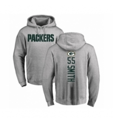 Football Green Bay Packers 55 ZaDarius Smith Ash Backer Hoodie