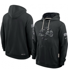 Men Los Angeles Rams Black 2026 Salute to Service Sideline Dri FIT Pullover Hoodie Men Los Angeles Rams Black 2026 Salute to Service Sideline Dri FIT Pullover Hoodie