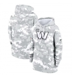 Women Washington Commanders 2024 Arctic Camo Salute To Service Club Fleece Pullover Hoodie